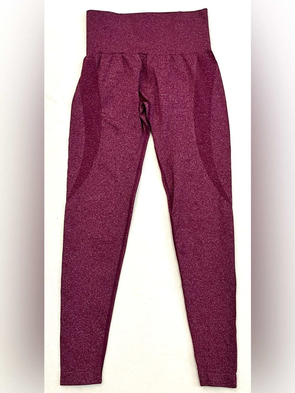 Contour High-Waist Maroon Active Flex Seamless Yoga Leggings Women’s Size Medium